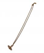 Vivienne Westwoodヴィヴィアンウエストウッド）の古着「NEW TINY ORB ネックレス」｜ピンクゴールド