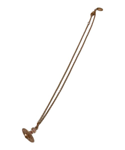 Vivienne Westwood（ヴィヴィアンウエストウッド）Vivienne Westwood (ヴィヴィアンウエストウッド) NEW TINY ORB ネックレス ピンクゴールド サイズ:-の古着・服飾アイテム