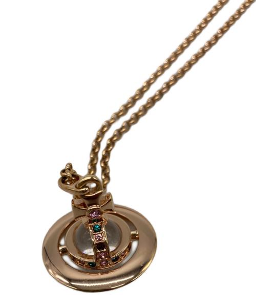 Vivienne Westwood（ヴィヴィアンウエストウッド）Vivienne Westwood (ヴィヴィアンウエストウッド) NEW TINY ORB ネックレス ピンクゴールド サイズ:-の古着・服飾アイテム