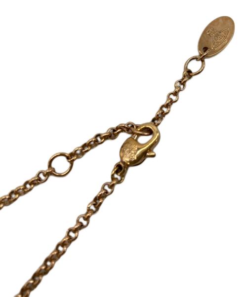 Vivienne Westwood（ヴィヴィアンウエストウッド）Vivienne Westwood (ヴィヴィアンウエストウッド) NEW TINY ORB ネックレス ピンクゴールド サイズ:-の古着・服飾アイテム
