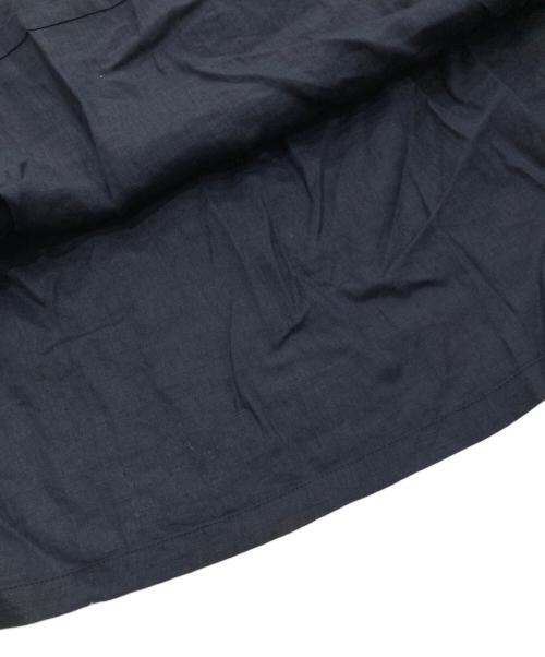 08MAB（ゼロハチマブ）08MAB (ゼロハチマブ) ヘンプリネンブラウスワンピース ネイビー サイズ:Freeの古着・服飾アイテム