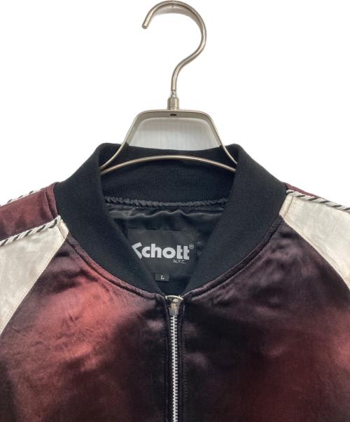 Schott（ショット）Schott (ショット) スカジャン　782-5152013 ブラウン サイズ:L 未使用品の古着・服飾アイテム