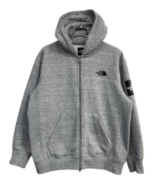 THE NORTH FACE（ザ ノース フェイス）THE NORTH FACE (ザ ノース フェイス) SQUARE LOGO FULLZIP　NT61836 グレー サイズ:Mの古着・服飾アイテム