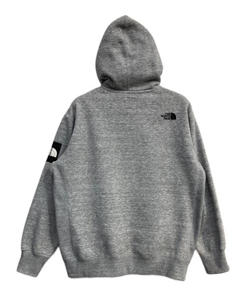 THE NORTH FACE（ザ ノース フェイス）THE NORTH FACE (ザ ノース フェイス) SQUARE LOGO FULLZIP　NT61836 グレー サイズ:Mの古着・服飾アイテム