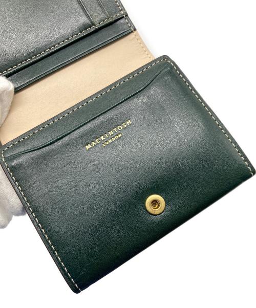 MACKINTOSH LONDON（マッキントッシュ ロンドン）MACKINTOSH LONDON (マッキントッシュ ロンドン) 2つ折り財布 グリーン サイズ:-の古着・服飾アイテム