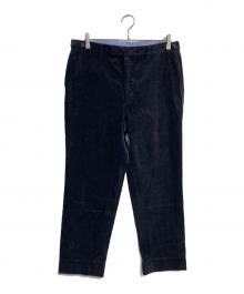 BEAMS PLUS（ビームスプラス）の古着「IVY Trousers Ankle-Cut Corduroy　38-23-0016-803」｜ブラック