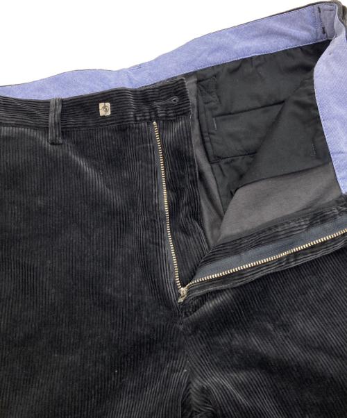 BEAMS PLUS（ビームスプラス）BEAMS PLUS (ビームスプラス) IVY Trousers Ankle-Cut Corduroy　38-23-0016-803 ブラック サイズ:XLの古着・服飾アイテム