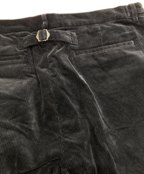 BEAMS PLUS（ビームスプラス）BEAMS PLUS (ビームスプラス) IVY Trousers Ankle-Cut Corduroy　38-23-0016-803 ブラック サイズ:XLの古着・服飾アイテム