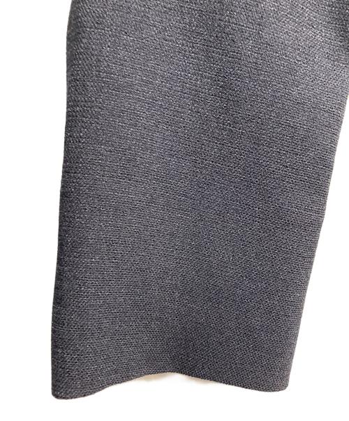 INDIVI（インディヴィ）INDIVI (インディヴィ) マシンウォッシュ/UV/接触冷感 リネン風カラーレスジャケット ネイビー サイズ:34 未使用品の古着・服飾アイテム