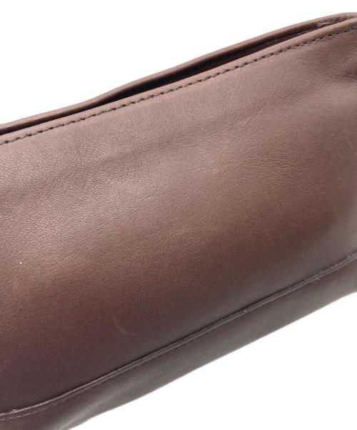 COACH（コーチ）COACH (コーチ) レザーポーチ ブラウンの古着・服飾アイテム