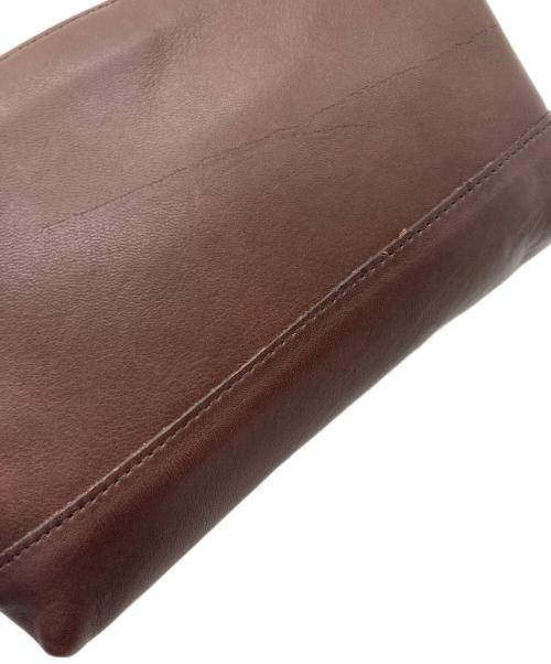 COACH（コーチ）COACH (コーチ) レザーポーチ ブラウンの古着・服飾アイテム