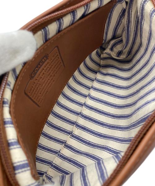 COACH（コーチ）COACH (コーチ) レザーポーチ ブラウンの古着・服飾アイテム