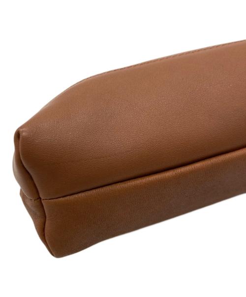 COACH（コーチ）COACH (コーチ) レザーポーチ ブラウンの古着・服飾アイテム