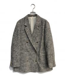 Mila Owen（ミラオーウェン）の古着「金釦ダブルブレザー ジャケット」｜ベージュ