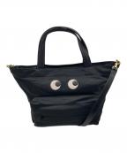 ANYA HINDMARCHアニヤ・ハインドマーチ）の古着「アイズ2WAYバッグ」｜ブラック