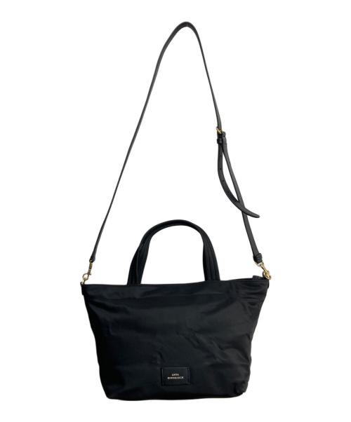 ANYA HINDMARCH（アニヤ・ハインドマーチ）ANYA HINDMARCH (アニヤ・ハインドマーチ) アイズ2WAYバッグ ブラックの古着・服飾アイテム