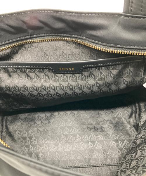 ANYA HINDMARCH（アニヤ・ハインドマーチ）ANYA HINDMARCH (アニヤ・ハインドマーチ) アイズ2WAYバッグ ブラックの古着・服飾アイテム