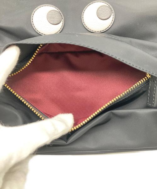 ANYA HINDMARCH（アニヤ・ハインドマーチ）ANYA HINDMARCH (アニヤ・ハインドマーチ) アイズ2WAYバッグ ブラックの古着・服飾アイテム