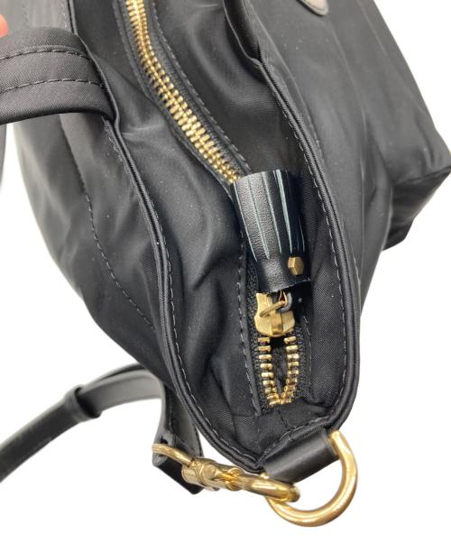 ANYA HINDMARCH（アニヤ・ハインドマーチ）ANYA HINDMARCH (アニヤ・ハインドマーチ) アイズ2WAYバッグ ブラックの古着・服飾アイテム