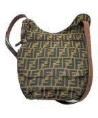 FENDIフェンディ）の古着「ズッカショルダーバッグ」｜ブラウン