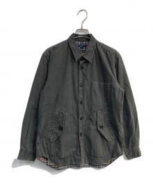 COMME des GARCONS HOMME（コムデギャルソン オム）の古着「裏チェックシャツ　AD2004 05SS　HO-B001」｜グレー
