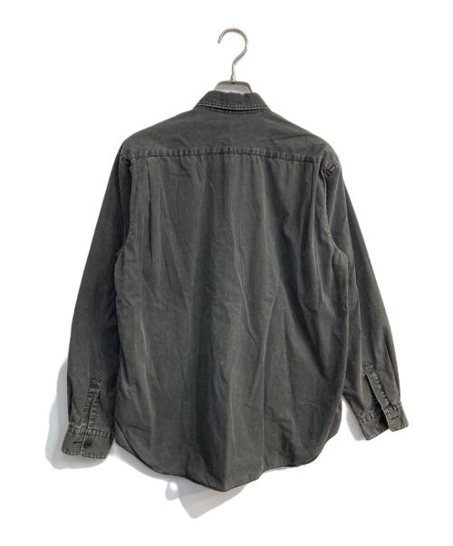 COMME des GARCONS HOMME（コムデギャルソン オム）COMME des GARCONS HOMME (コムデギャルソン オム) 裏チェックシャツ　AD2004 05SS　HO-B001 グレー サイズ:Mの古着・服飾アイテム