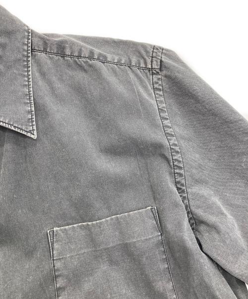 COMME des GARCONS HOMME（コムデギャルソン オム）COMME des GARCONS HOMME (コムデギャルソン オム) 裏チェックシャツ　AD2004 05SS　HO-B001 グレー サイズ:Mの古着・服飾アイテム