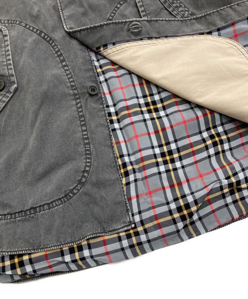 COMME des GARCONS HOMME（コムデギャルソン オム）COMME des GARCONS HOMME (コムデギャルソン オム) 裏チェックシャツ　AD2004 05SS　HO-B001 グレー サイズ:Mの古着・服飾アイテム