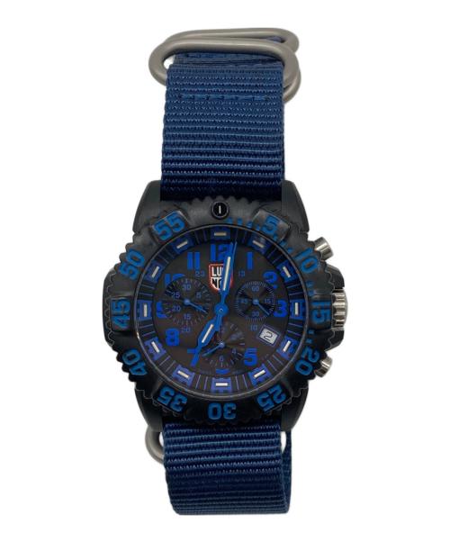 LUMINOX（ルミノックス）LUMINOX (ルミノックス) NAVY SEAL COLORMARK CHRONOGRAPH ブルー×ブラックの古着・服飾アイテム