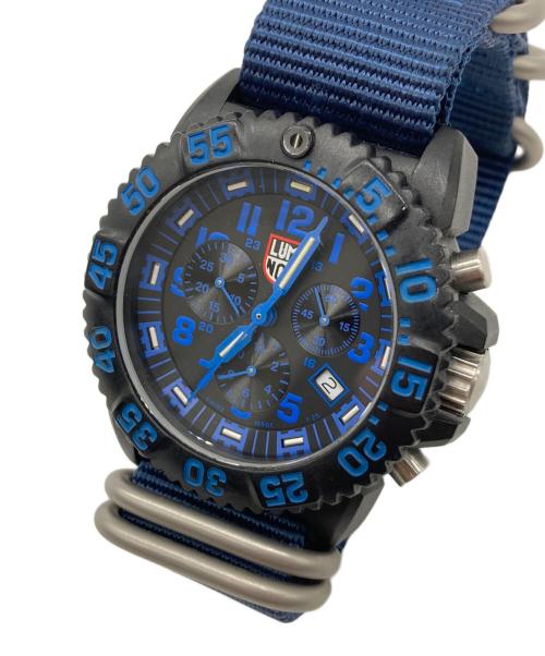 LUMINOX（ルミノックス）LUMINOX (ルミノックス) NAVY SEAL COLORMARK CHRONOGRAPH ブルー×ブラックの古着・服飾アイテム