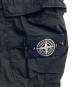 中古・古着 STONE ISLAND (ストーンアイランド) ガーメントダイコットンストレッチシャーリングテーパードカーゴパンツ　761531303 ブラック サイズ:30：30000円
