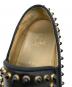 中古・古着 Christian Louboutin (クリスチャン・ルブタン) レザースタッズスリッポン ブラック サイズ:43：8000円