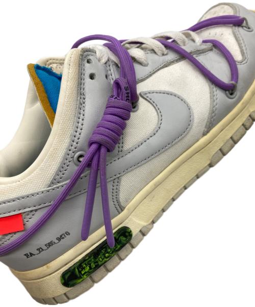 NIKE（ナイキ）NIKE (ナイキ) OFFWHITE (オフホワイト) DUNK LOW sail/neutral grey サイズ:26cmの古着・服飾アイテム