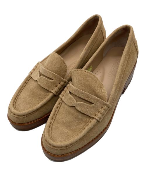 LAUREN RALPH LAUREN（ローレンラルフローレン）LAUREN RALPH LAUREN (ローレンラルフローレン) WREN スエードヒールローファー ブラウン サイズ: US5.5の古着・服飾アイテム