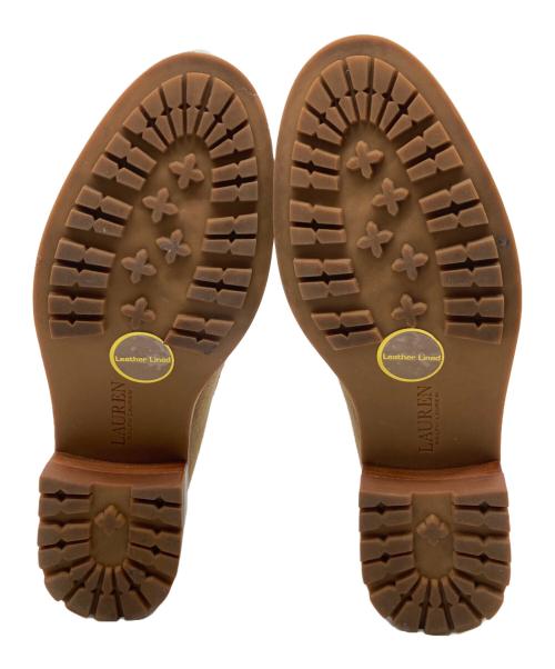 LAUREN RALPH LAUREN（ローレンラルフローレン）LAUREN RALPH LAUREN (ローレンラルフローレン) WREN スエードヒールローファー ブラウン サイズ: US5.5の古着・服飾アイテム