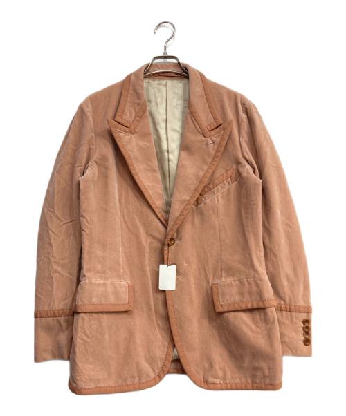 PAUL SMITH（ポールスミス）Paul Smith (ポールスミス) ベロアテーラードジャケット ピンク サイズ:Lの古着・服飾アイテム