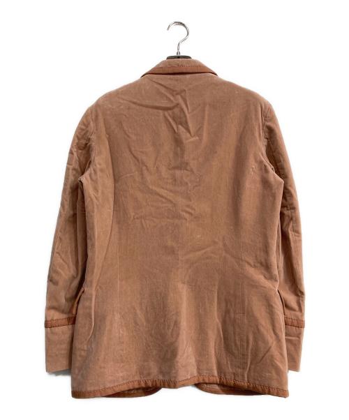 PAUL SMITH（ポールスミス）Paul Smith (ポールスミス) ベロアテーラードジャケット ピンク サイズ:Lの古着・服飾アイテム