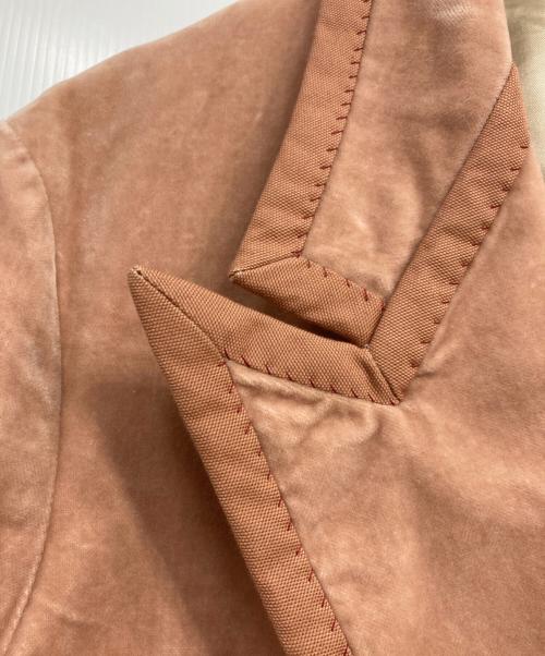 PAUL SMITH（ポールスミス）Paul Smith (ポールスミス) ベロアテーラードジャケット ピンク サイズ:Lの古着・服飾アイテム