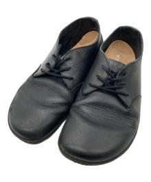 Natural×VIVOBARE FOOT（ナチュラル×ビボベアフット）の古着「RA III レザースニーカー」｜ブラック