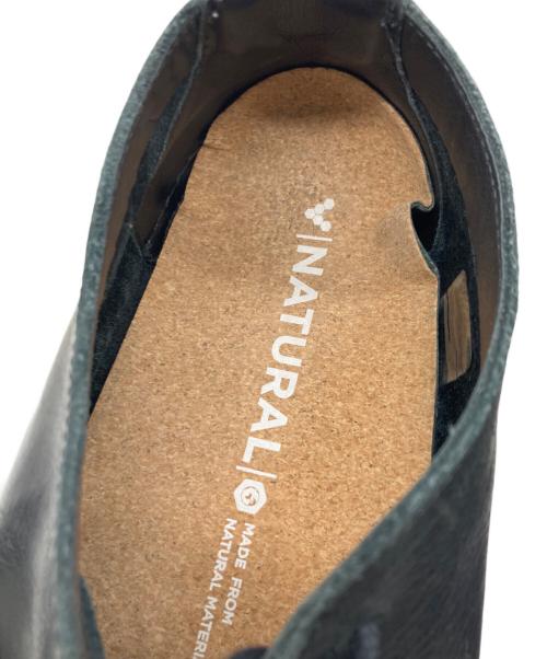 Natural（ナチュラル）Natural (ナチュラル) VIVOBARE FOOT (ビボベアフット) RA III レザースニーカー ブラック サイズ:41の古着・服飾アイテム