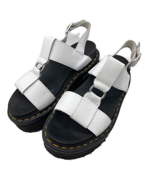Dr.Martens（ドクターマーチン）Dr.Martens (ドクターマーチン) francisサンダル ホワイト×ブラック サイズ:UK5の古着・服飾アイテム
