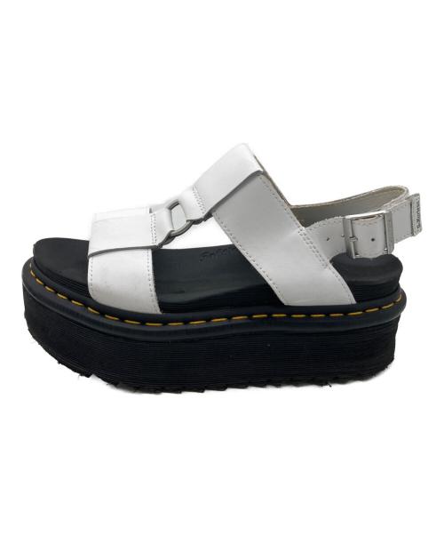 Dr.Martens（ドクターマーチン）Dr.Martens (ドクターマーチン) francisサンダル ホワイト×ブラック サイズ:UK5の古着・服飾アイテム