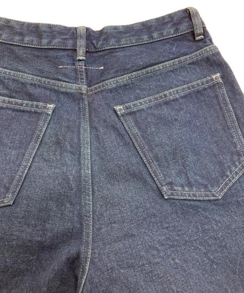 MM6 Maison Margiela（エムエムシックスメゾンマルジェラ）MM6 Maison Margiela (エムエムシックスメゾンマルジェラ) ハイウエストワイドデニムパンツ インディゴ サイズ:42の古着・服飾アイテム