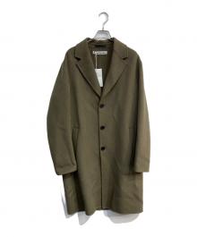 Acne studios（アクネ ストゥディオス）の古着「シングルブレストダブルフェイスコート」｜カーキ