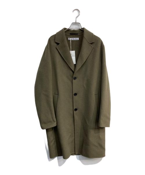 Acne studios（アクネ ストゥディオス）ACNE STUDIOS (アクネ ストゥディオス) シングルブレストダブルフェイスコート カーキ サイズ:44の古着・服飾アイテム