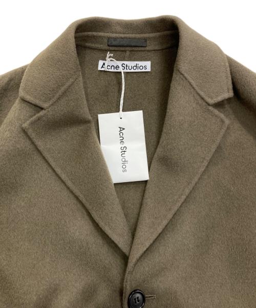 Acne studios（アクネ ストゥディオス）ACNE STUDIOS (アクネ ストゥディオス) シングルブレストダブルフェイスコート カーキ サイズ:44の古着・服飾アイテム