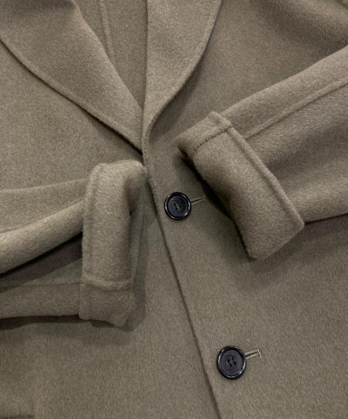 Acne studios（アクネ ストゥディオス）ACNE STUDIOS (アクネ ストゥディオス) シングルブレストダブルフェイスコート カーキ サイズ:44の古着・服飾アイテム