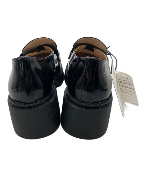 HER LIP TO（ハーリップトゥ）Her lip to (ハーリップトゥ) Trois Logo Loafers ブラック サイズ:38の古着・服飾アイテム