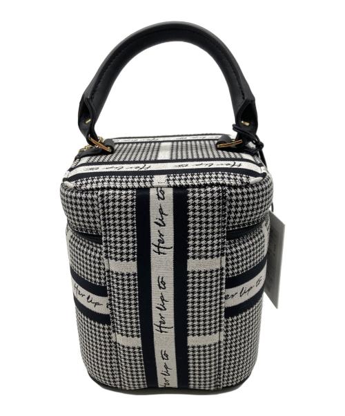 HER LIP TO（ハーリップトゥ）Her lip to (ハーリップトゥ) Jacquard Vanity Bag シルバーの古着・服飾アイテム