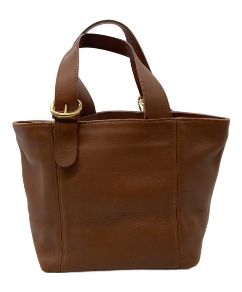 COACH（コーチ）COACH (コーチ) レザーハンドバッグ ブラウンの古着・服飾アイテム